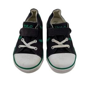 Polo Ralph Lauren Blue Bal Harbour Captoe Repeat Sneakers Size 6 Boy’s
